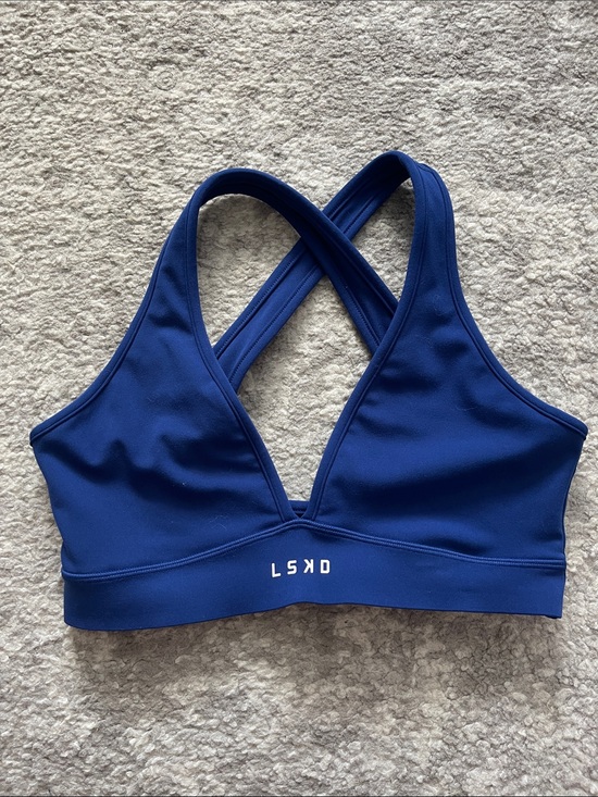 Lskd Other - LSKD Stamina cross back check Sports Bra cobalt blue small
